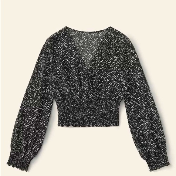 COPY - Cropped Polka Dot Top - Picture 1 of 2